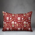 thumbnail image 2 of Creative Products Mr & Mrs Claus Pattern 14x20 Spun Poly Pillow, 2 of 2