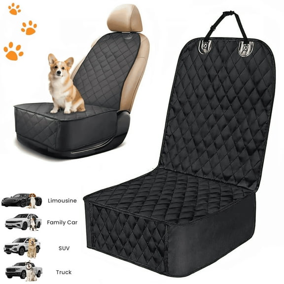 Dog Car Seat Covers, Protector Against Dirt & Fur Waterproof, ScratchProof & Nonslip Durable Pets Seat Covers,Pet Front Cover for Cars, Trucks, and Suv's