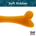 thumbnail image 3 of INDIPETS Bone Fetch & Chew Toy for Small Dogs: Durable, Safe, Plant-Derived Toy Made with 100% Natural Rubber  Small, Natural PN: 60006, 3 of 4