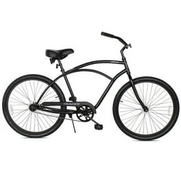 Kent Bicycles 26 inch Men s Seachange Beach Cruiser Bike Black Walmart