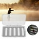 thumbnail image 5 of Caja de aparejos de cebo, señuelo de mosca transparente impermeable, caja de señuelo de mosca, contenedor de señuelo de mosca, funcionamiento suave, 5 of 9