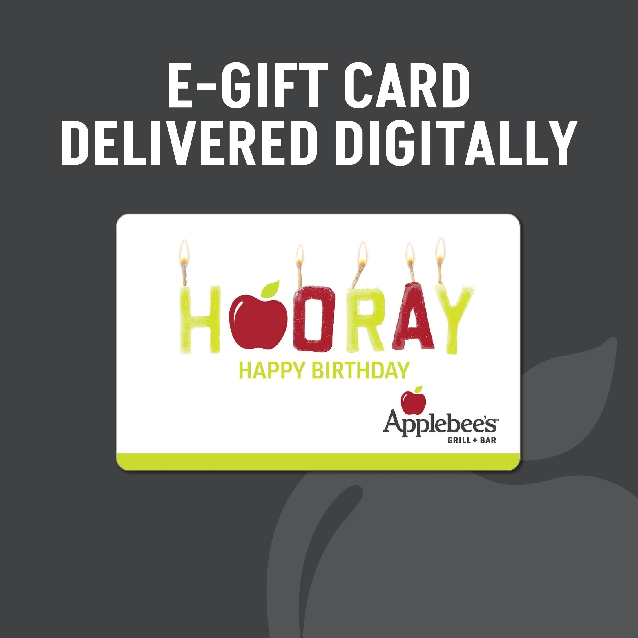 Applebee's $25 Hooray eGift Card [Email Delivery]
