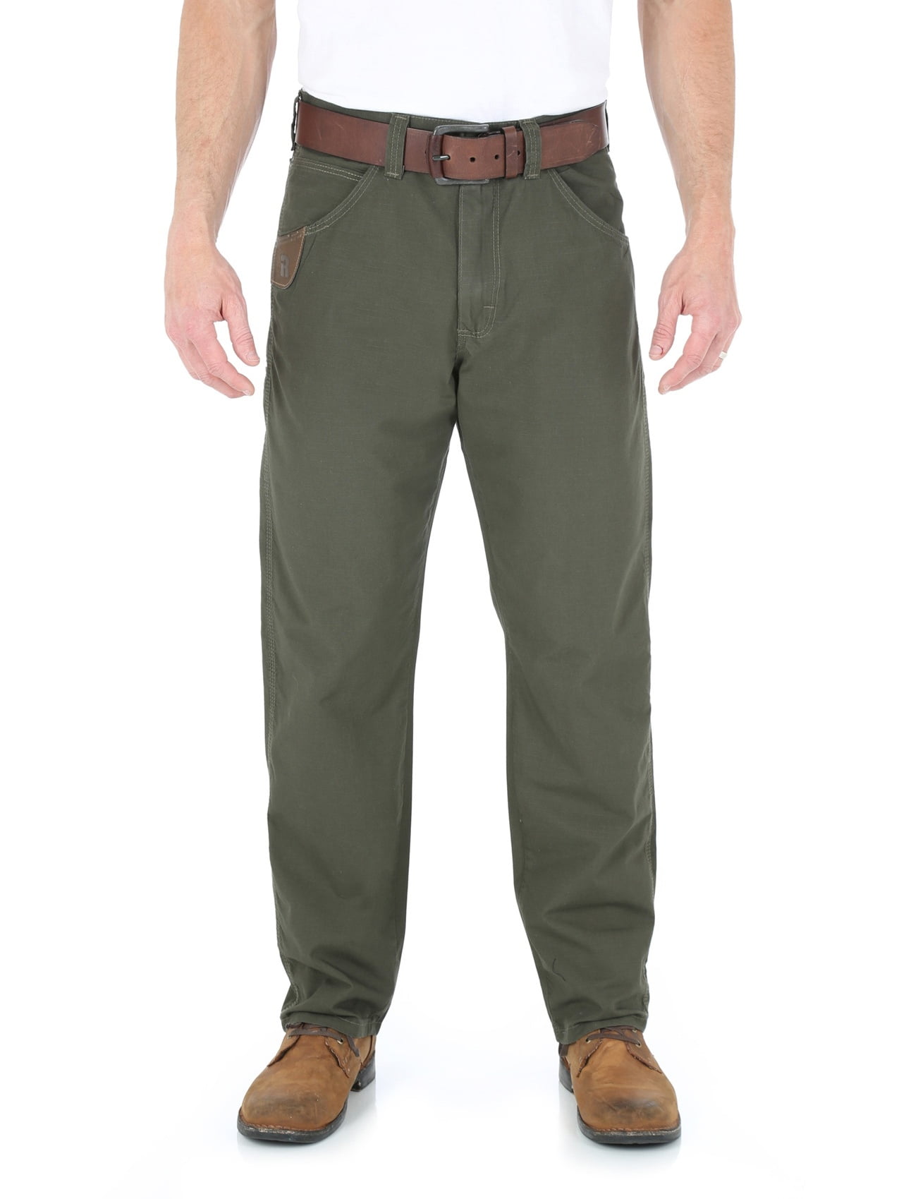 wrangler riggs workwear men's technician pants, loden, w33 l30 