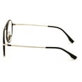 thumbnail image 3 of Men Large Aluminum Optical Frame Wide Fitment Reading Glasses with Titanium Temple TearDrop 147MM Ti05 +2.00, 3 of 5