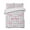 Gray, variant on Quilts Twin Size, Pink Flamingo Soft Comforter Bedding Set for Bed, Summer Tropical Animals Grey Plaid Lightweight Quilted Bedspread with Pillow Cover(2 Pieces) for All Season, 68x86 Inch