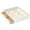 White, variant on Costway Full Size Wooden Platform Bed with 2 Rolling Storage Drawers Wood Slat Support Natural