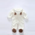thumbnail image 5 of Baby Girl Boy Outfit Long Sleeve Animal Style Thick Warm Climbing Romper jumpsuit Onesie Cute Clothes For 0-3 Months, 5 of 9
