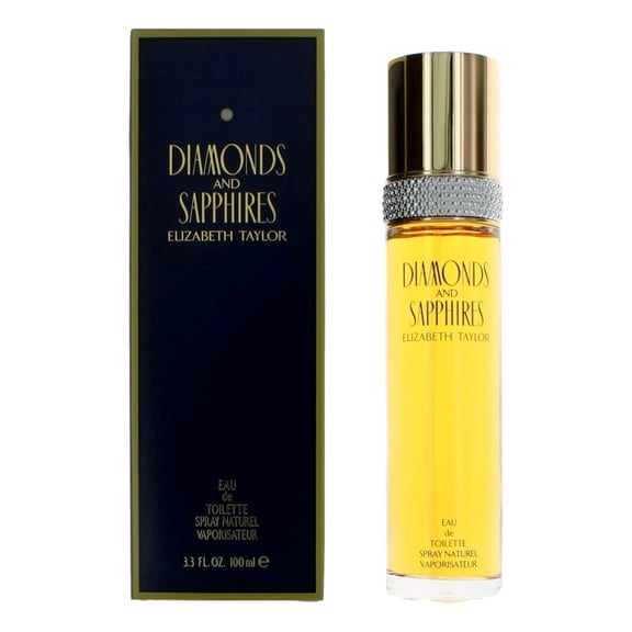 Elizabeth Taylor Diamonds Sapphires Eau De Toilette Perfume for Women 3.3 fl oz
