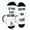 Too Close, variant on Men's Novelty Funny Saying Athletic Crew Socks, If You Can Read This, Bring Me Some Fries, Fun Non-Slip Socks