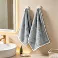 thumbnail image 6 of Christmas Tree Pattern Hand Towels Set Of 2 Soft Absorbent Kitchen Bathroom Dish Towels For Holiday Home Decoration, 6 of 6