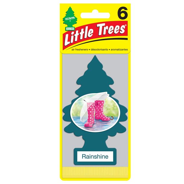 Little Trees Car Air Freshener 6Pack (Rainshine)