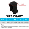 thumbnail image 4 of Greeniant DIVE SAIL 1MM Gorros de buceo Keep Warm Neoprene Hoodie Mujeres Hood Neck Cover Sunscreen Swim Wetsuit Gorro de natación para hombres Deportes acuáticos 【METRO】 Greeniant OD003266-02, 4 of 6