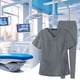 thumbnail image 2 of Ropa Quirúrgico Del Hospital Doctor Enferma Enfermería Establecida en V Cuello para Mujeres Y Hombres, 2 of 9