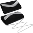 thumbnail image 5 of Lohol Women's Evening Bags Formal Party Clutches Wedding Purses Cocktail Prom Handbags rhinestone Black, 5 of 5