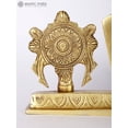thumbnail image 2 of 9" Vaishnava Symbols in Brass | Handmade | Made in India, 2 of 4