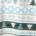 thumbnail image 4 of MUK LUKS Women's 2 Piece Pajama Set, Long Sleeve Shirt and Joggers - Silky Velour Mountain Vibes, Cabinside Fairisle, XL, 4 of 4