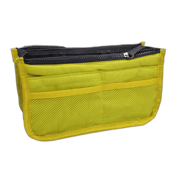 MISSMILE Purse Organizer,Thickened Material Tote Bag Organizer Insert,Multi-Functional Bag Bag Organizer Insert,Yellow