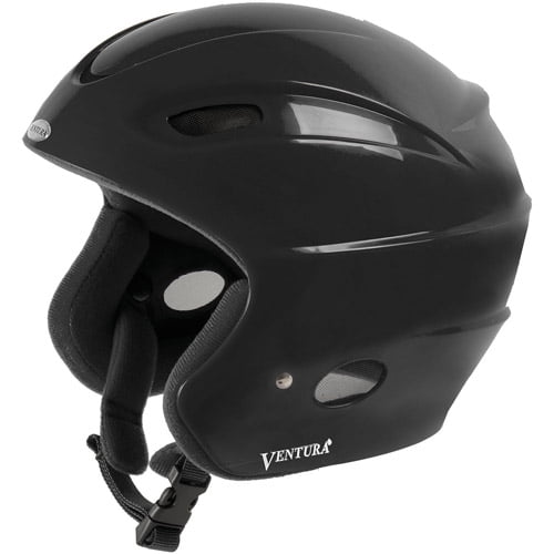 Ventura Black Skiing Snowboarding Racing Star II Helmet by Cycle Force Group