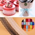 thumbnail image 5 of 10 Yard 3 Rolls Lace Trim Ribbon Vintage Fabric For Diy Sewing Gift Making (tiffany Blue), 5 of 5