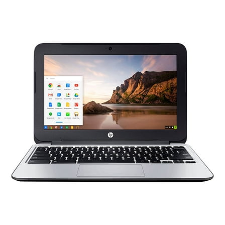 HP Chromebook 11 G3, 2.16 GHz Intel Celeron, 2GB DDR3 RAM, 16GB SSD Hard Drive, Chrome, 11" Screen