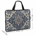thumbnail image 2 of Werpe Cross Stitch Diving Fabric Laptop Handle Bag Computer Protect Case Sleeve Carrying Bag 15inch, 2 of 5