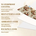 thumbnail image 6 of Peel and Stick Wallpaper 17.7in x 9.8ft Rustic Farmhouse Rooster Design Flowers Soft Beige Contact Paper Vinyl Waterproof Self Adhesive Wall Paper for Bedroom Shelf Cabinet Renter Friendly, 6 of 8
