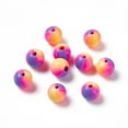 thumbnail image 3 of Handmade Polymer Clay Beads Round Colorful 8mm Hole: 2mm, 3 of 3