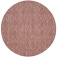 thumbnail image 2 of Safavieh Courtyard Teodor Geometric Indoor/Outdoor Area Rug, Red, 4' x 4' Round, 2 of 9