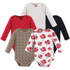 Hudson Baby Unisex Baby Cotton Long-sleeve Bodysuits