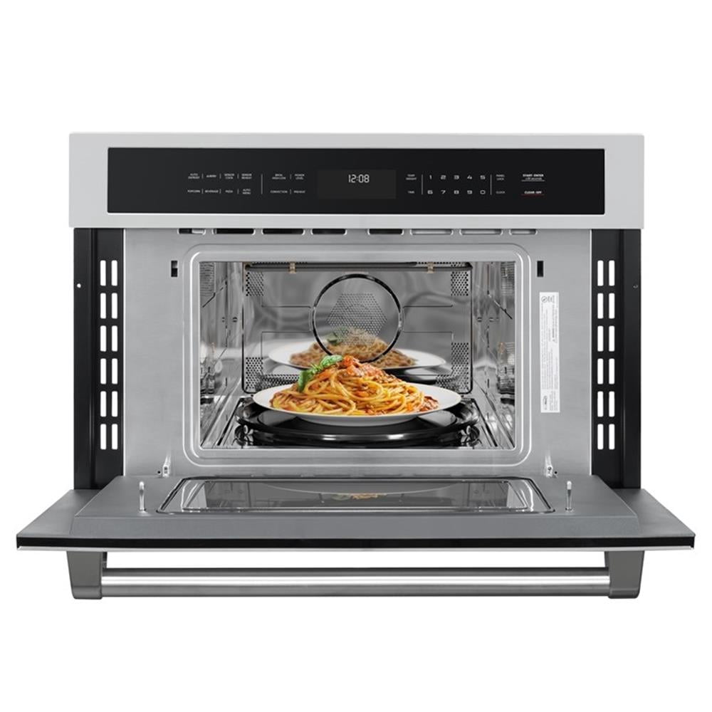 Pemberly Row 30" Built-In Microwave with Convection Oven and Air Fryer