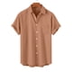 thumbnail image 1 of Playeras Elvqul para Hombre Cao Manga Corta Playa sin Estampado con Solapa Abotonada, 1 of 7