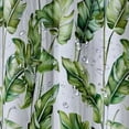 thumbnail image 5 of Orinice Bathroom décor set, shower curtain with tropical plants with 12 hooks for bathroom, green banana palm leaves, natural freshness 60x72, 5 of 7