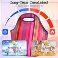 thumbnail image 3 of Neoprene Lunch Bags Thermal Insulated Lunch Tote Bag Reusable Washable Neoprene Picnic Bag For Women Men, 3 of 5