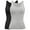 Black+Grey,2 PACK, variant on FITVALEN Tank Tops for Women Basic Camisole with Built in Bra Casual Wide Strap Sleeveless Layer Top