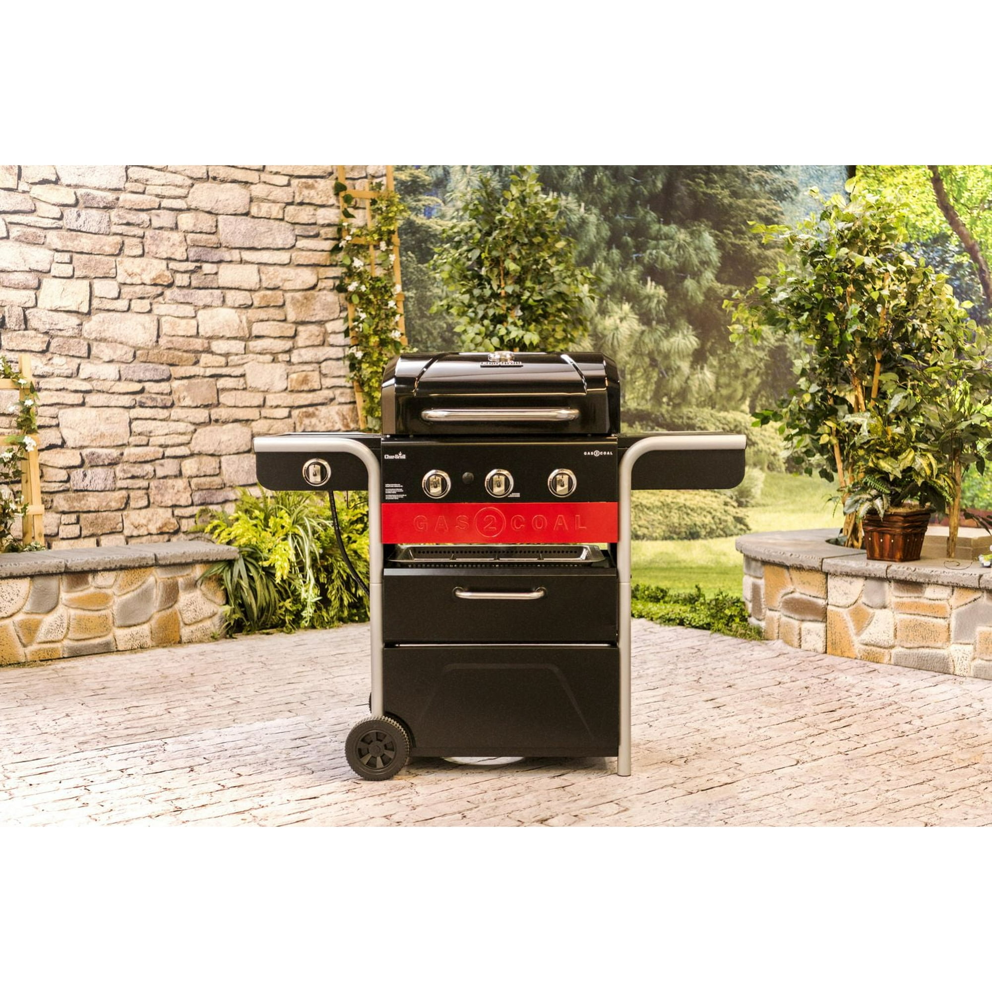 gas grill gas2coal burner