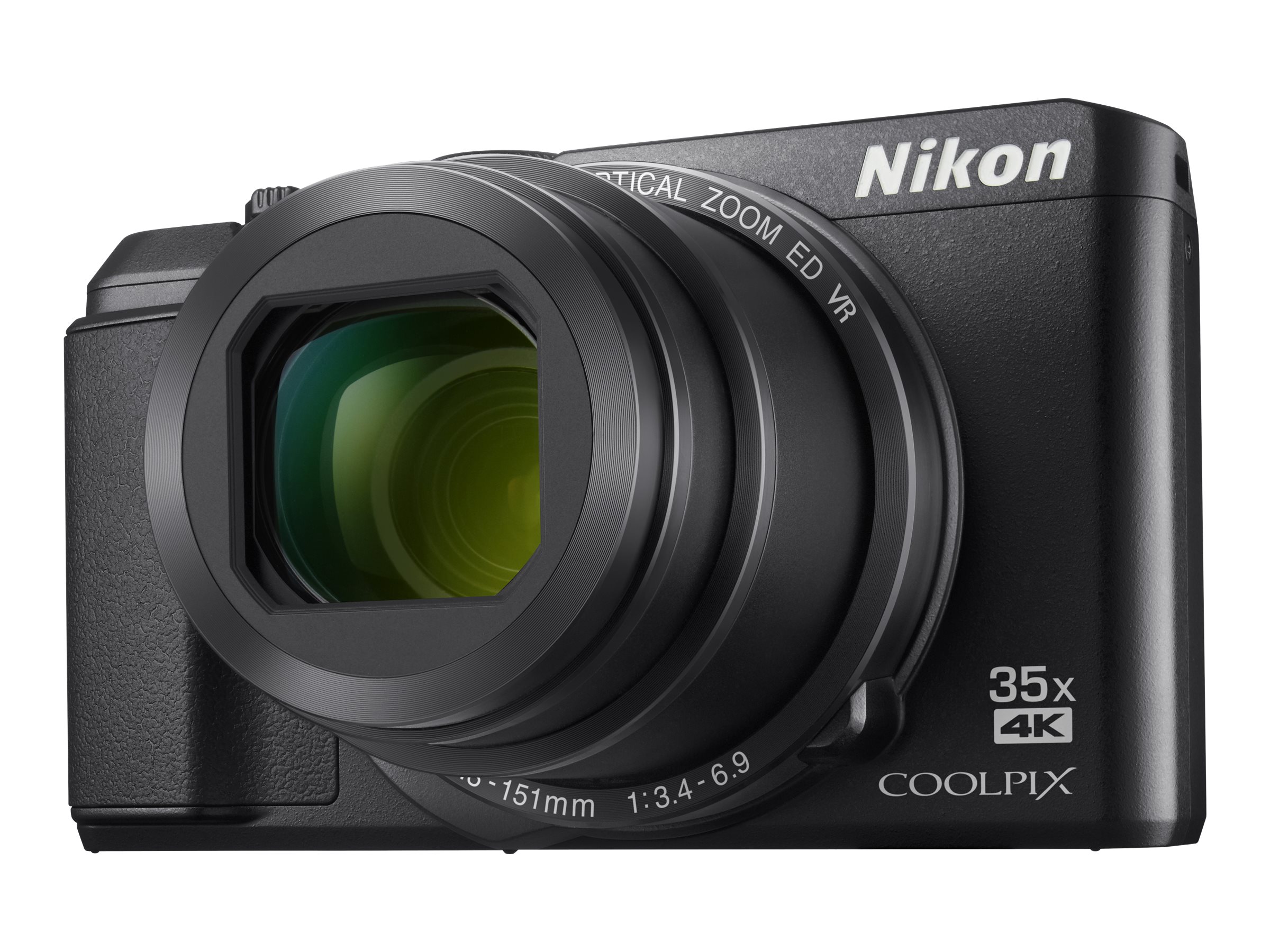 Nikon Coolpix A900 Digital camera compact 20.0 MP 4K 30 fps 35x  optical zoom Wi-Fi, NFC, Bluetooth black