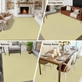 thumbnail image 6 of Yellow Solid Color Area Rugs Collection 8'x10', Aesthetics Contemporary Luxury Non Slip Indoor Rectangle Throw Runner Rug Floor Mat Carpet for Living Room Dining Table Bedroom Nursery, 6 of 9