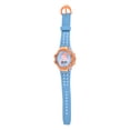 thumbnail image 4 of Blippi Boys Perforated Light Blue Silicone Strap Watch with Clear Case and Orange Metallic Bezel; BLP4006WM, 4 of 4