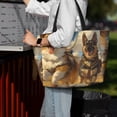 thumbnail image 7 of Daiia Farm Corgi German Shepherd Beach Travel Bag - Water-Resistant Beach Bag, Lightweight Tote with 7 Pockets for Women and Men - Gym,Pool,Camping,Reusable Grocery Bag, 7 of 7
