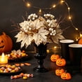 thumbnail image 4 of Artificial Maple Leaf Branch, 12-Inch Faux Fall Stems for Halloween, Thanksgiving, and Floral Vase Decor, 4 of 7