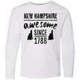 thumbnail image 3 of Inktastic New Hampshire Awesome Since 1788 Long Sleeve Youth T-Shirt, 3 of 5