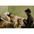 thumbnail image 3 of J. Bond Francisco 18x13 Black Modern Framed Museum Art Print Titled - The Sick Child (1893), 3 of 5