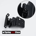 thumbnail image 6 of 3/8 Inch Inset Cabinet Door Hinges Black, 4 Pack 2 Pairs Flush Face Mount Cupboard Self-Closing Kitchen Cabinet Hardware Hinges, CH201-BK-P4, 6 of 9