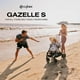 thumbnail image 2 of Cybex Gazelle S Stroller, Modular Double Stroller for Infant and Toddler, Includes Detachable Shopping Basket, Over 20+ Configurations, Folds Flat for Easy Storage, Lava Grey, 2 of 5