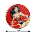 thumbnail image 3 of Wonder Woman Character Kitchen Refrigerator Locker Button Magnet, 3 of 6
