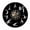 Without LED, variant on Om Yoga Studio Wall Clock Gymnastics Vinyl Record Wall Clock Zen Meditation Modern Design Decorative Clock Yogi Girl With LED