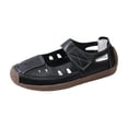 thumbnail image 5 of Xfvqtps Womens Casual Walking Sandals Closed Toe Sandals Hook and Loop Strap Hollow out Breathable Comfortable Shoes, 5 of 9
