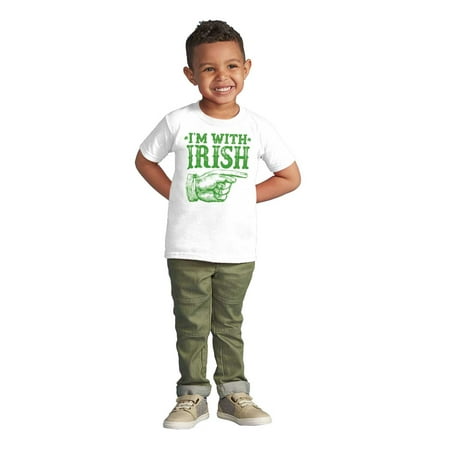 

St Patricks Day The Party Is Here Toddler Boy Girl T Shirt Infant Toddler Brisco Brands 24M