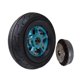 thumbnail image 3 of Componentes de neumáticos para el scooter eléctrico Piezas de reparación de piezas versátiles de rueda a prueba de amortiguadores Rueda trasera azul, 3 of 8