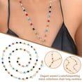 thumbnail image 3 of QHUDLV Crystal Zircon Necklace,Long Tassel,Luxury Jewelry, 3 of 9